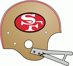 San Francisco 49ers 1964-1988 Helmet Logo iron on transfers for clothing